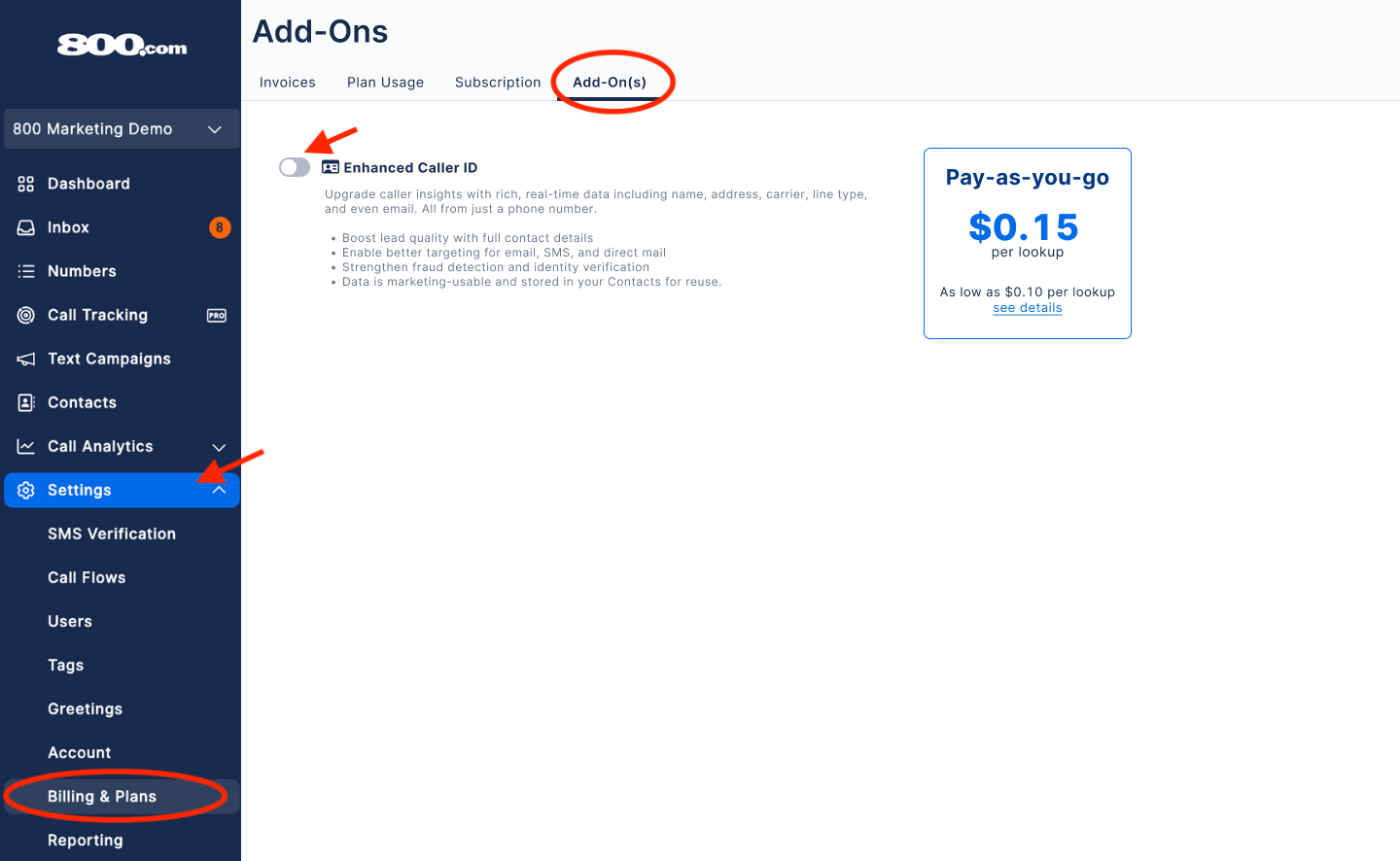 Enable ECID via Addons.png