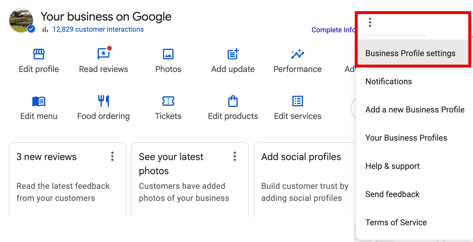 Google Ads Location Extention for GMB - Business Profile Settings.png
