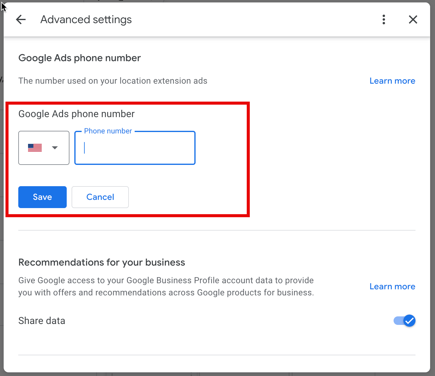 Google Ads Location Extention for GMB - Google Ads Phone Number.png