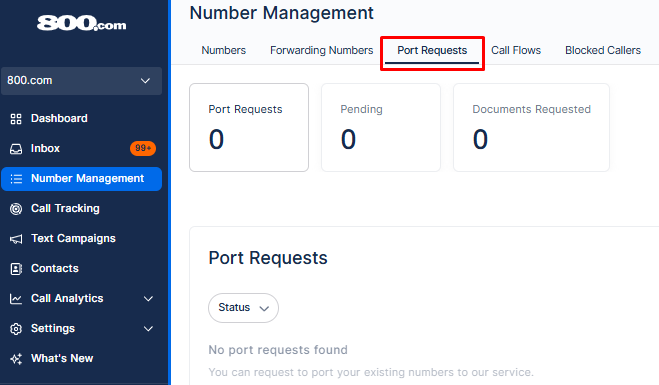 How to Port a Number – 800.com Support Center